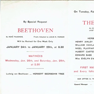 Beethoven, a play by Rene Fauchois
