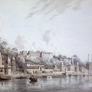 Benares on the Ganges, by Hubert Cornish