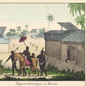 Benin Village Scene