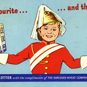 Blotter, Welgar Shredded Wheat and New Shreddies