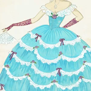 Blue Trill Dress - Murrays Cabaret Club costume design