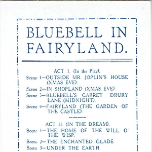 Bluebell in Fairyland by Seymour Hicks and Ellaline Terriss