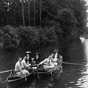 Boating on the River Thames, 1909