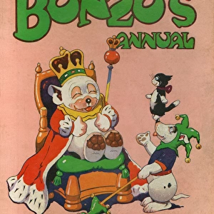 Bonzo the cartoon dog dressed like a king