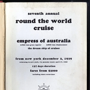Book cover, Canadian Pacific, The World Is Round