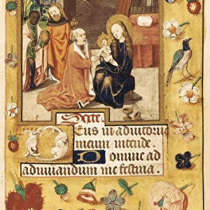 Book of Hours. 15th c. Epiphany scene. Work known