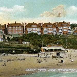 Bournemouth. Boscombe, Sands from Pier