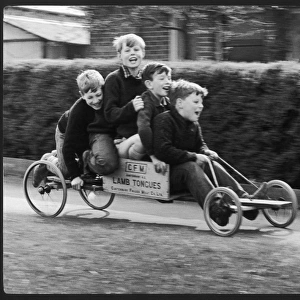 Boys on a Go-Kart