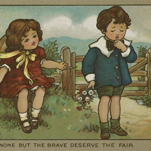 None but the brave deserve the fair by Florence Hardy