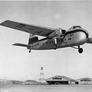 Bristol Freighter IA G-AIMC taking off from Sydney