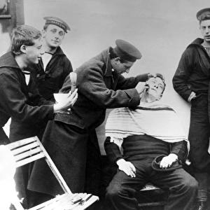 British and French sailors interned in Holland, WW1