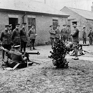 British officers training at Hythe, WW1