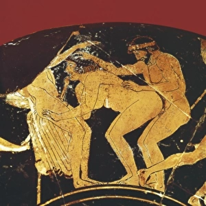 Brygos (end 5th century BC). Attic Kylix with