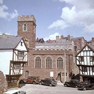 Buildings in Stepcote Hill, Exeter, Devon