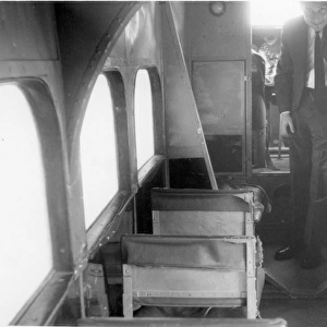 The cabin of Ford Tri-Motor N7584 of Island Airlines