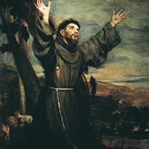 CANO, Alonso (1601-1667). Stigmatization of St