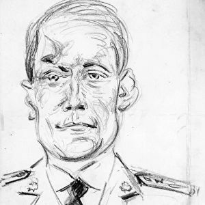 Capt Frederico Guazzetti drawn by Emil Stumpp
