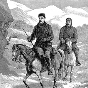 Captain Frederick Burnaby on the Road to Khiva, 1875