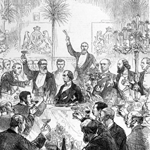 Carlton Club Banquet: Drinking Lord Beaconsfields health