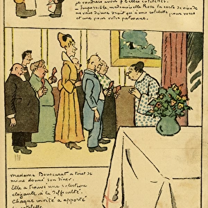 Cartoon, The meat card, WW1