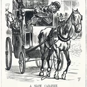 Cartoon, A Slow Cab-inet (Disraeli)