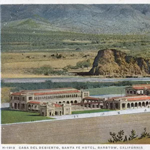 Casa del Desierto, Santa Fe Hotel, Barstow, California, USA