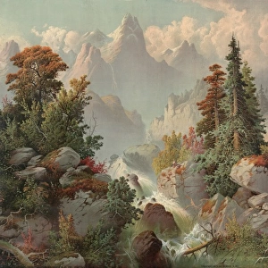 Cascade in the Rocky Mountains