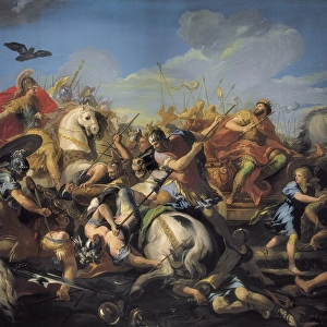 CASTILLO, Jos頤el (1737-1793). Battle of Arbela