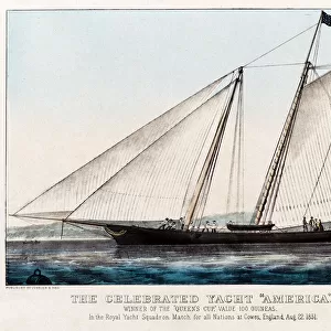 The Celebrated Yacht America