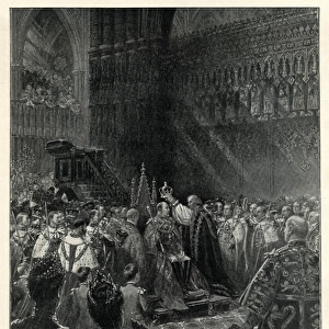 Ceremony of crowning of King Edward VII