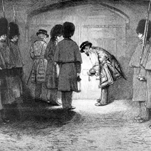 The Ceremony of the Keys, Tower of London, 1875