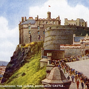 Changing the Guard, Edinburgh Castle, Midlothian