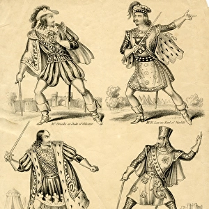 Four characters from Shakespeares Richard III