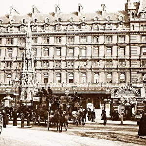 Charing Cross Railway Station and Hotel, London