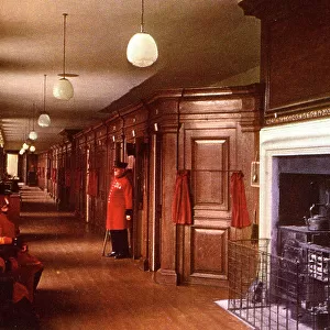 Chelsea Pensioners in a Long Ward, Royal Hospital, London