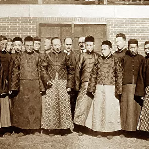 Chinese workers of a British business, Shanghai, China
