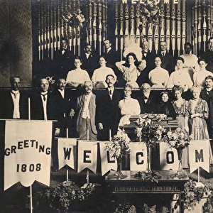 Church choir and organ, Dryden, New York State, USA
