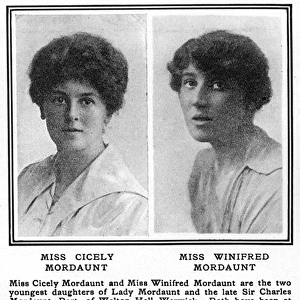 Cicely and Winifred Mordaunt, WW1