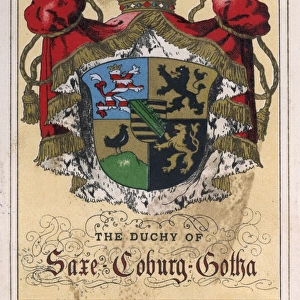 The Coat of Arms of The Duchy of Saxe Coburg Gotha
