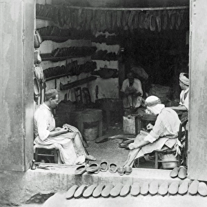 Cobblers shop, India