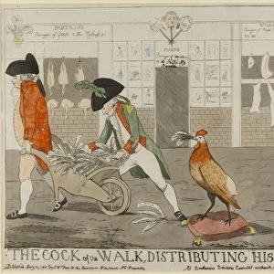 The Cock of the Walk, distributing his favours
