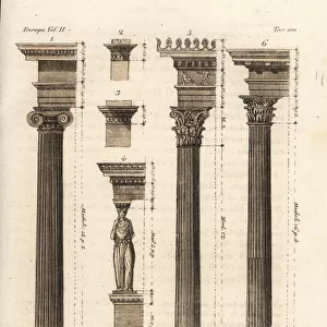 Columns from the Temple of Minerva, Athens