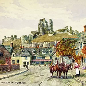 Corfe Castle and Village, Dorset