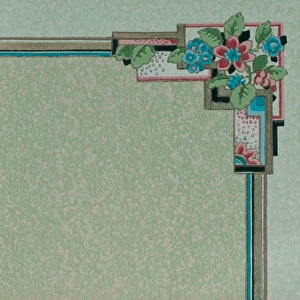 Corner design, SMB wallpaper sample book