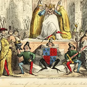 The coronation of King Henry IV of England with a