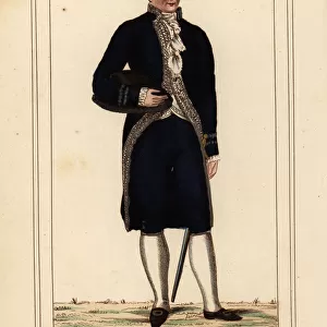 Costume of a town mayor, Napoleonic era