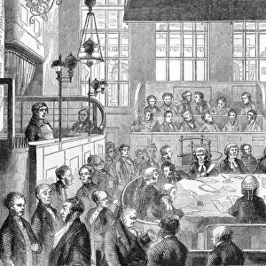 Court Scene / Newgate / 1862
