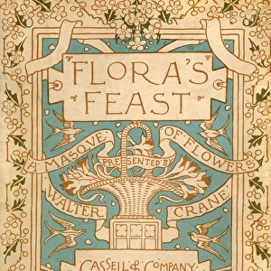 Cover design, Floras Feast, a Masque of Flowers