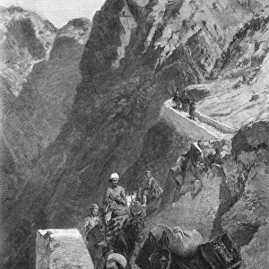 Crossing the Kotal Mountains, Iran