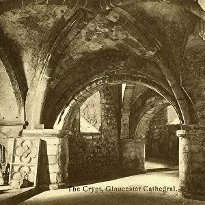 The Crypt, Gloucester Cathedral, Gloucestershire